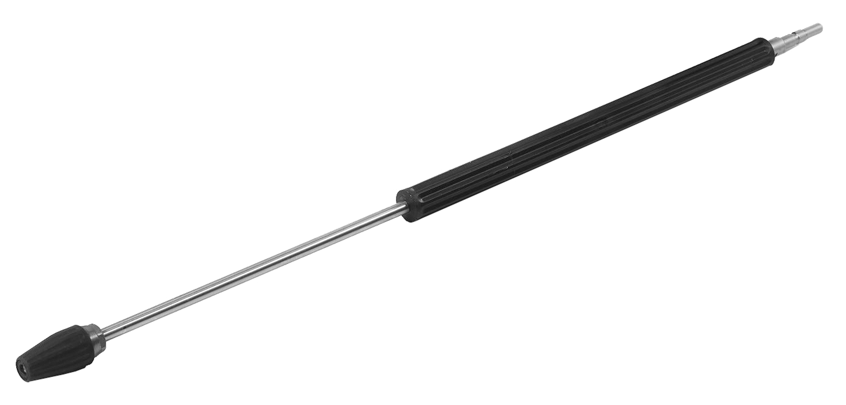 S. Steel lance with rotating nozzle, with ball q.c.
